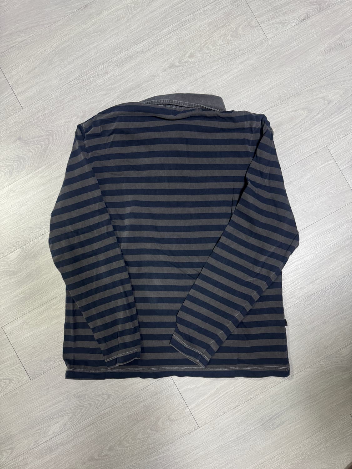 해칭룸 VTG stripe polo tee Navy 3 상품이미지2