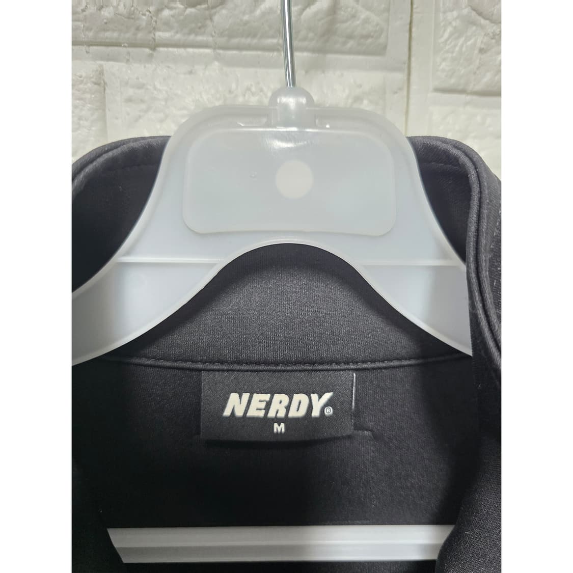 택포// 널디 블랙 트랙탑 M-L 상품이미지2