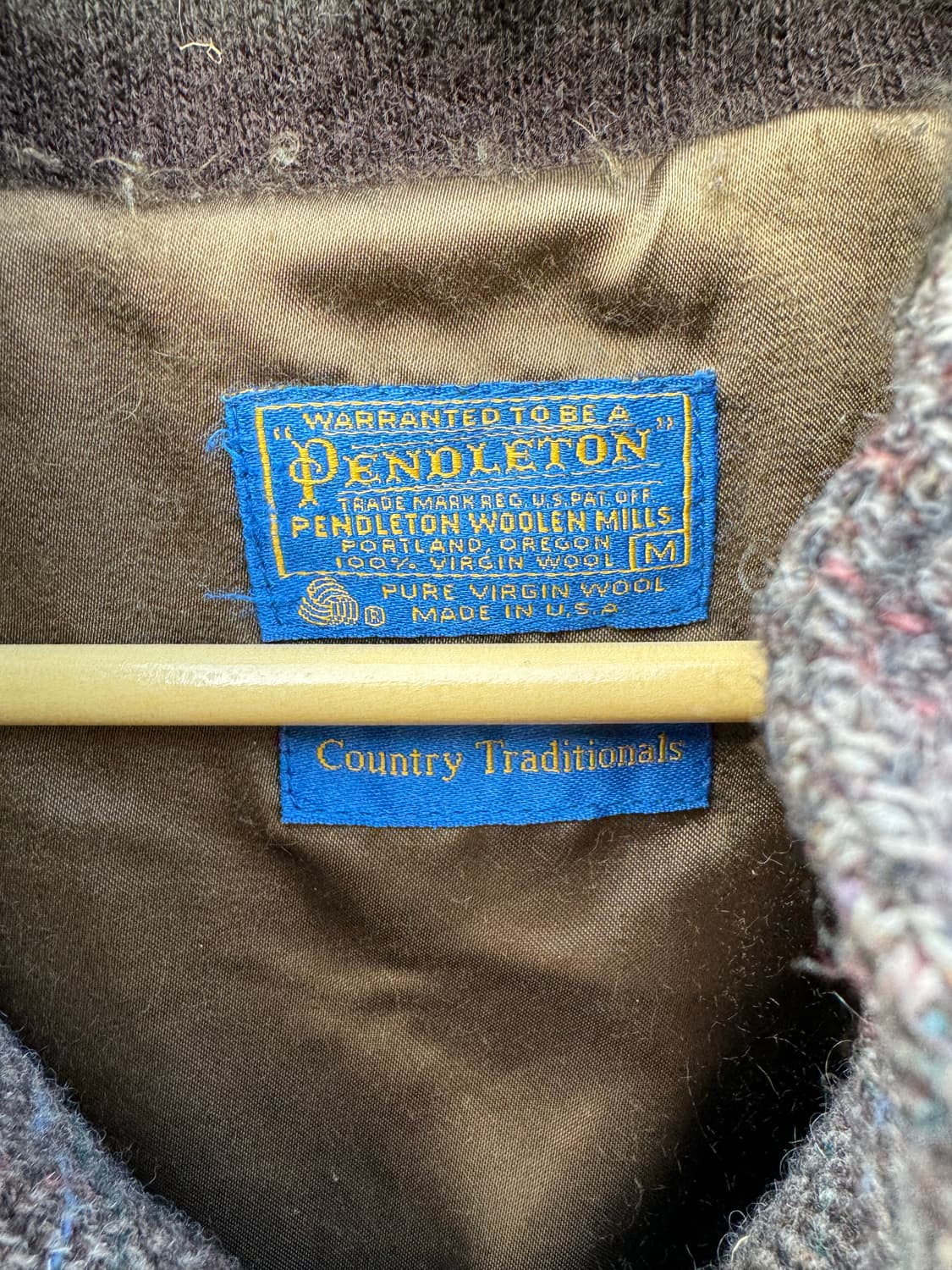 80s 펜들턴 usa 빈티지 울 블루종 봄버 자켓 m 상품이미지7