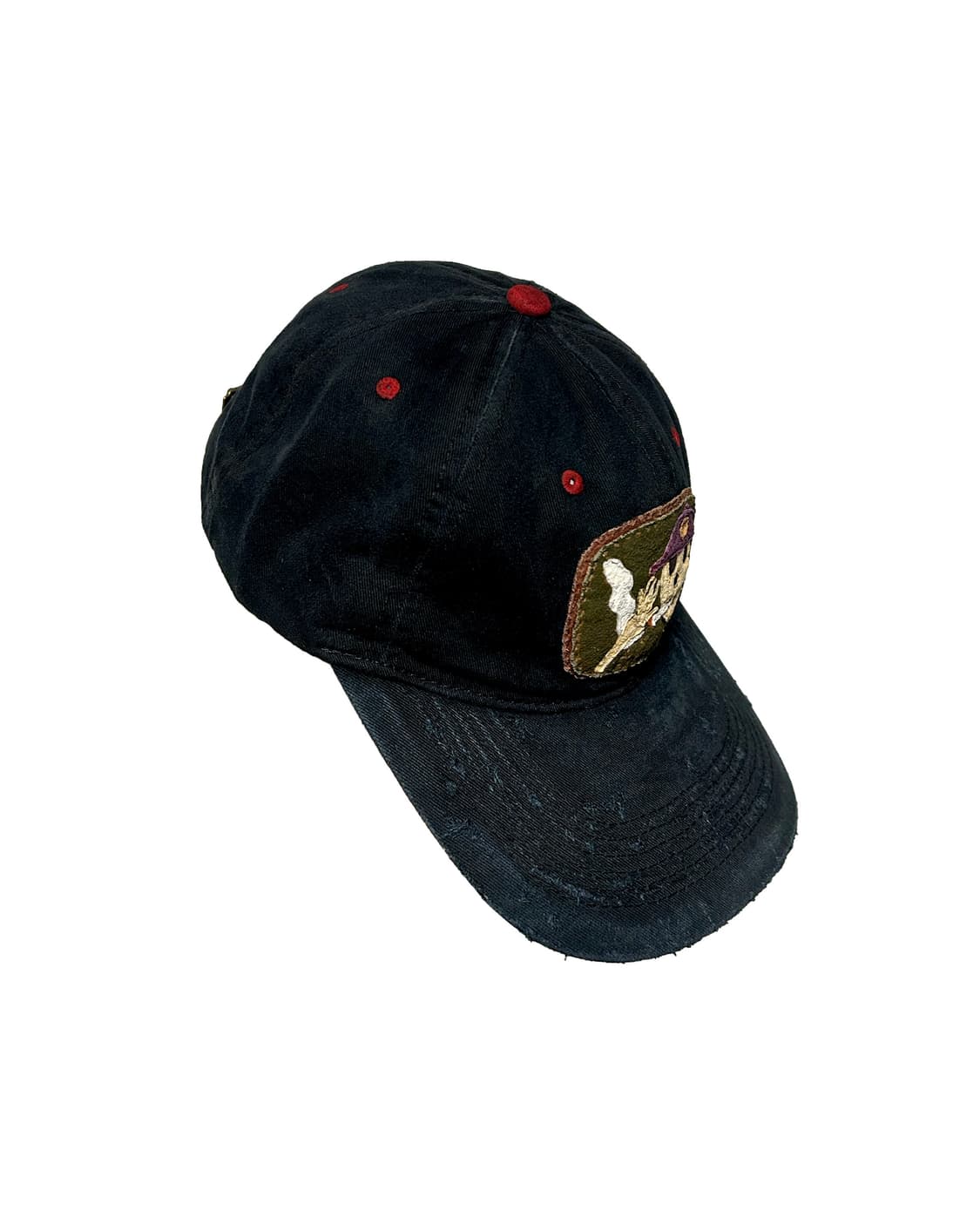 빈티지 스컬 캡 모자 볼캡 핸드메이드 커스텀 제작 상품이미지6