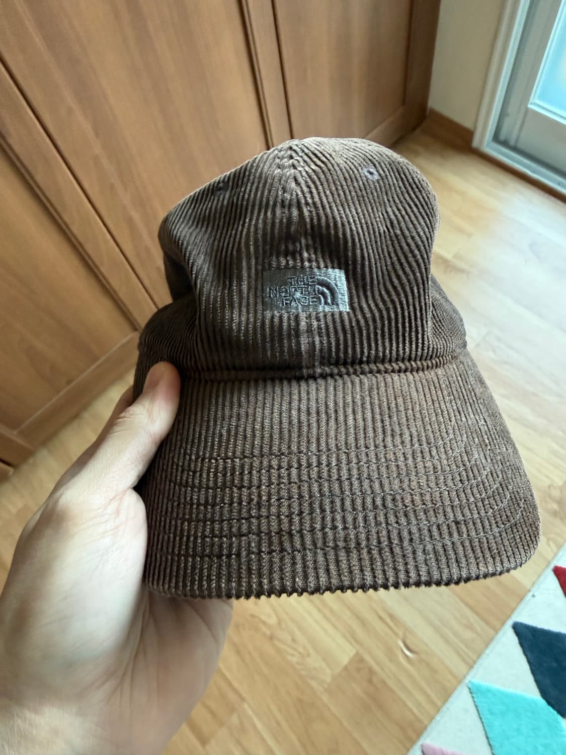 나나미카 노스페이스 퍼플라벨 볼캡 모자 코듀로이 브라운 상품이미지1