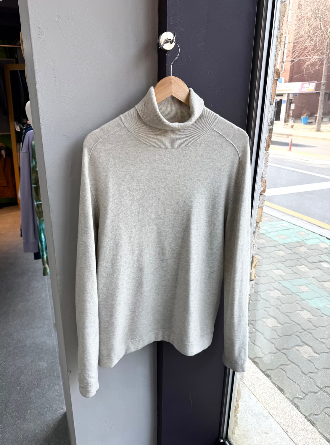100/ 타임옴므 20FW 알파카 터틀넥 니트 상품이미지3