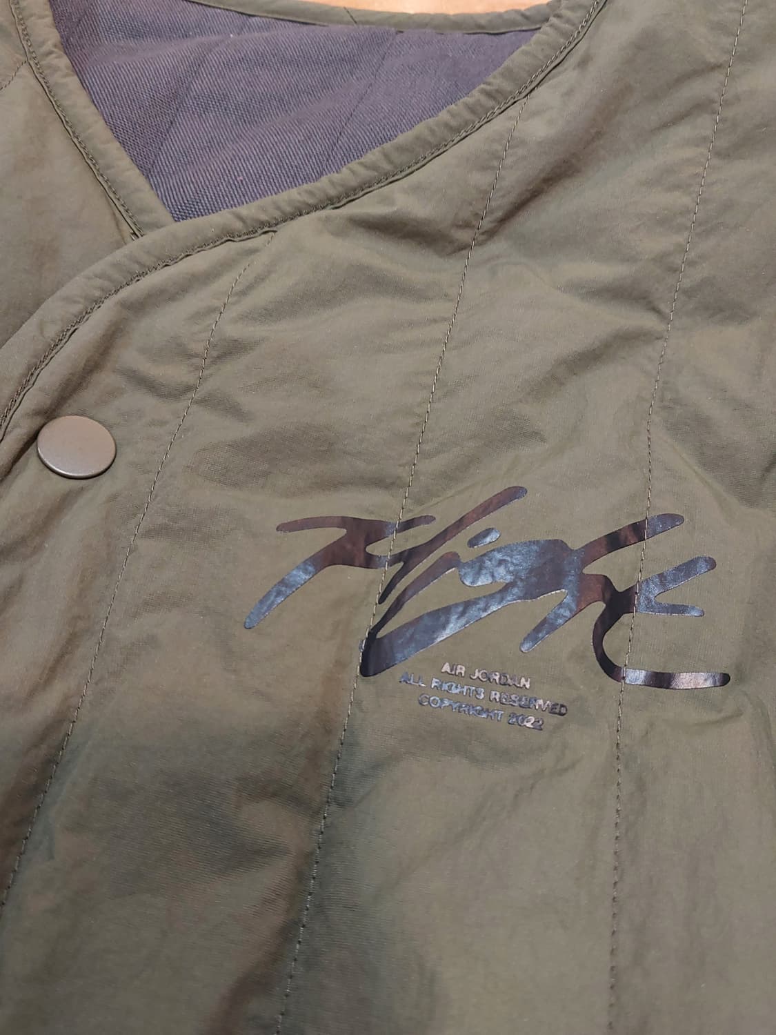 나이키 조던 플라이트 헤리티지 남성 리버서블 자켓 깔깔이 M사이즈 상품이미지4