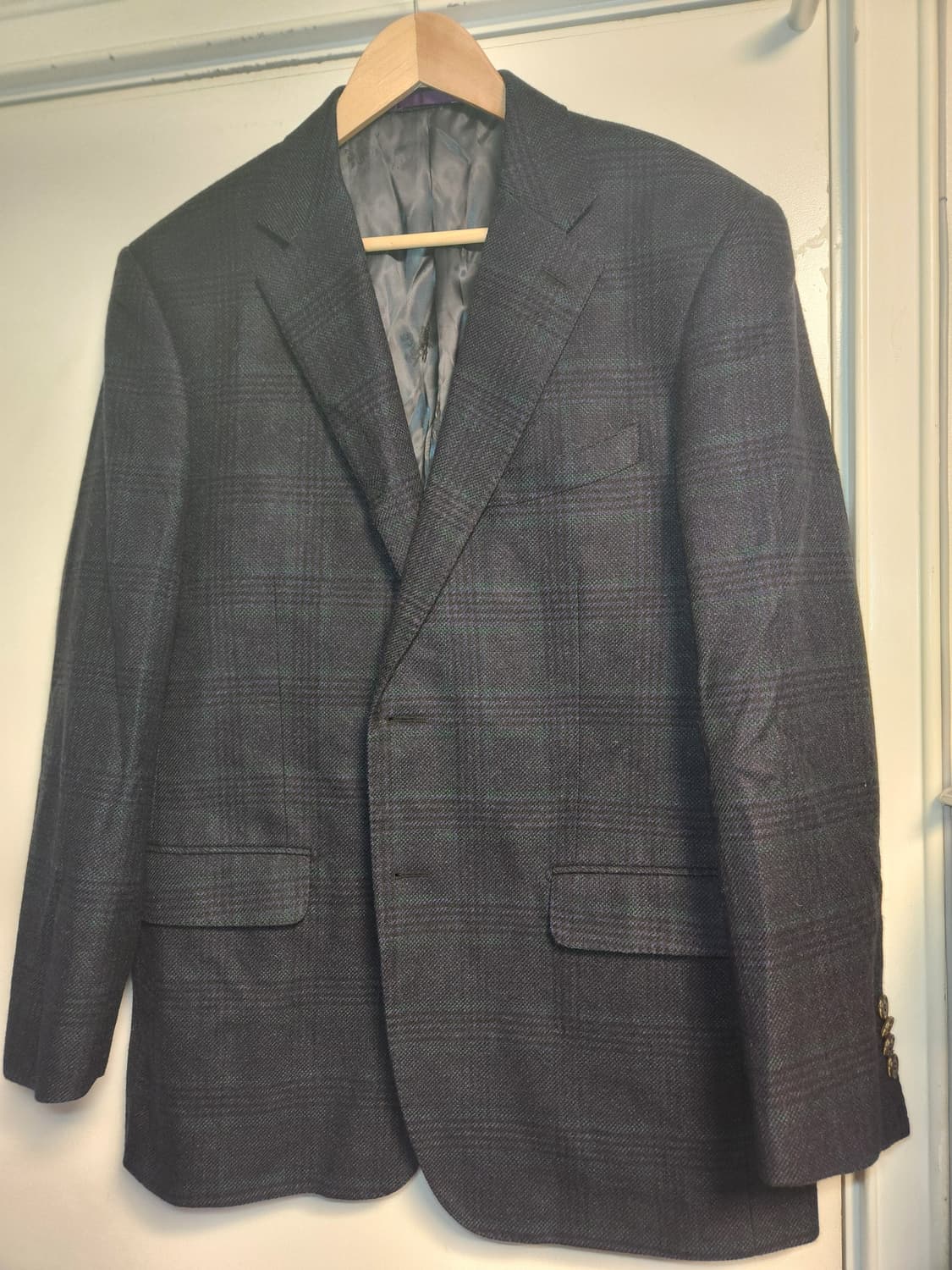 캠브리지멤버스 캐시미어100 체크 블레이져 M정도 상품이미지1