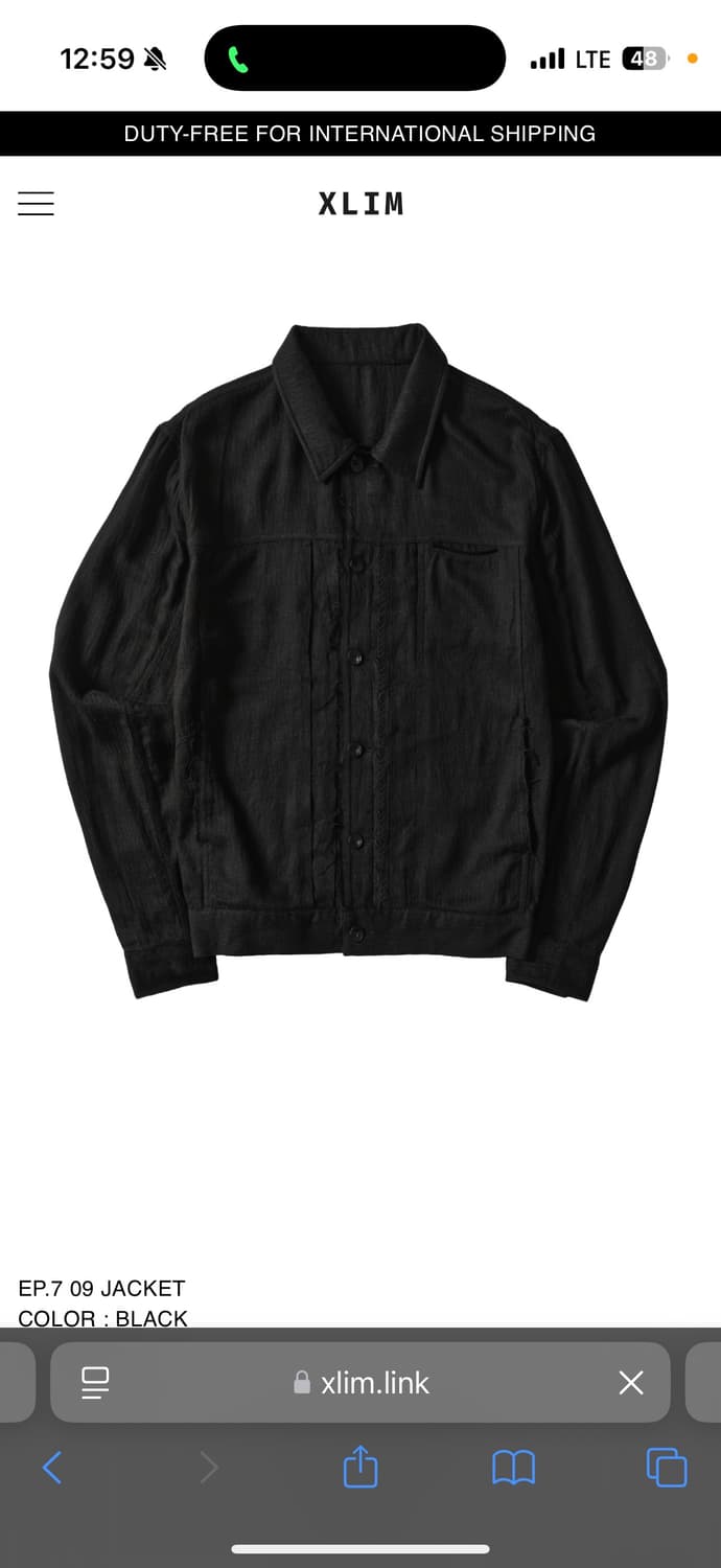 ep7 09 jacket black 상품이미지1