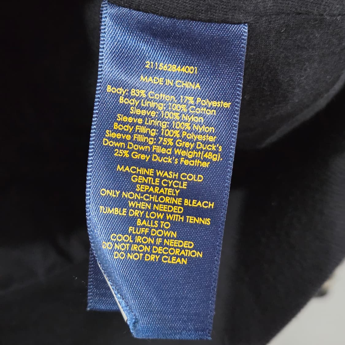 폴로랄프로렌 우먼 덕다운 바시티자켓 S 상품이미지4