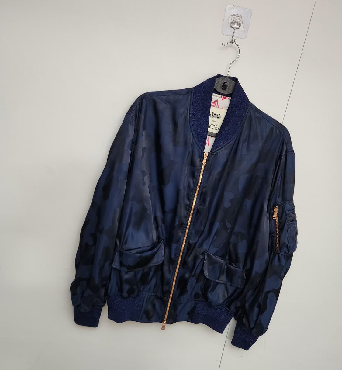 럭키슈에뜨 100 77 봄버자켓 블루종 항공점퍼 상품이미지4