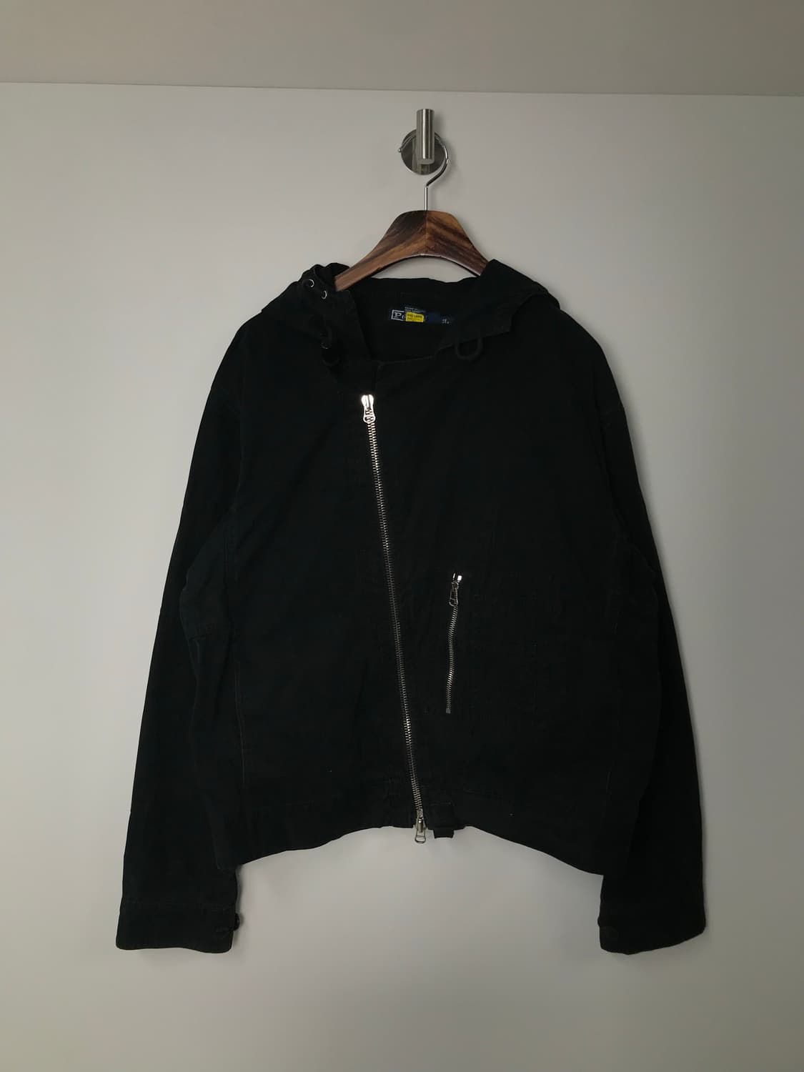 폴로 랄프로렌 블랙 코튼 후드 자켓 상품이미지3