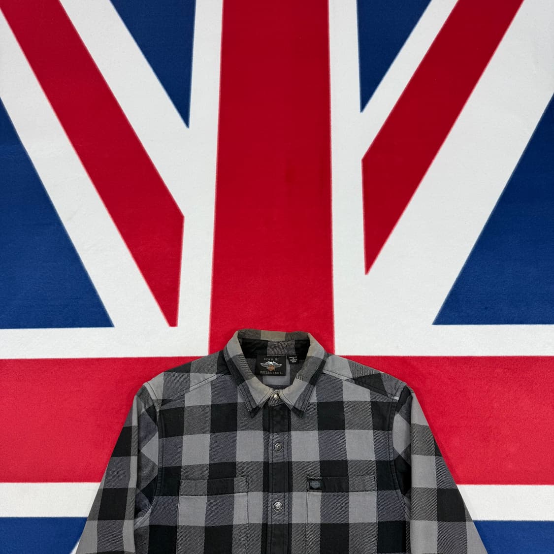 할리데이비슨 체크셔츠 M 상품이미지2