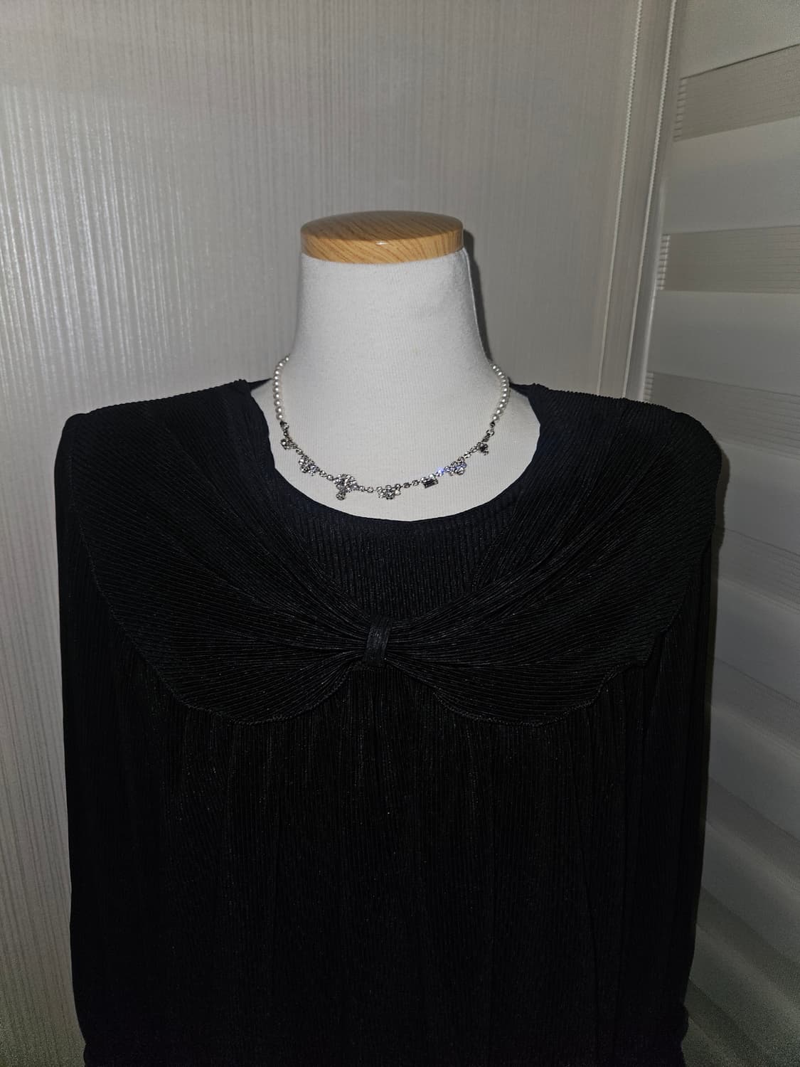 sled 공겜여주 히메 블랙 리본드레스 상품이미지2