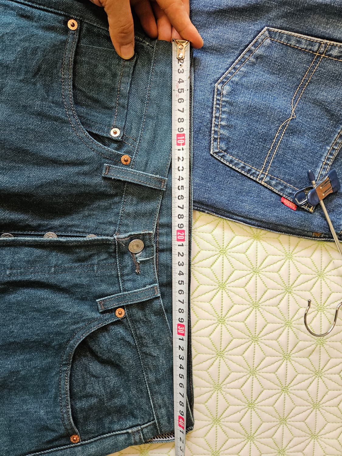 Levis 501 33x30 크롭 리바이스 상품이미지4
