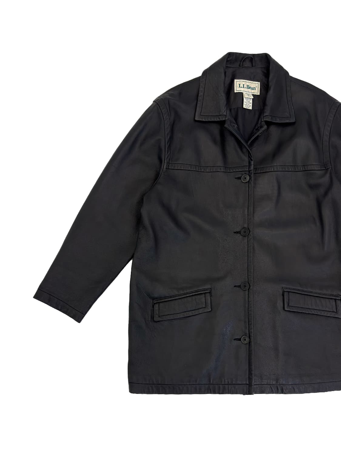 L.L.Bean Leather Car Coat 상품이미지4