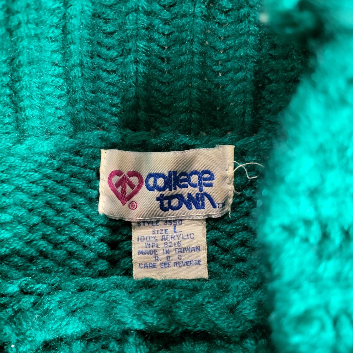 80s 칼리지 타운(College Town) 니트 (L) 상품이미지6