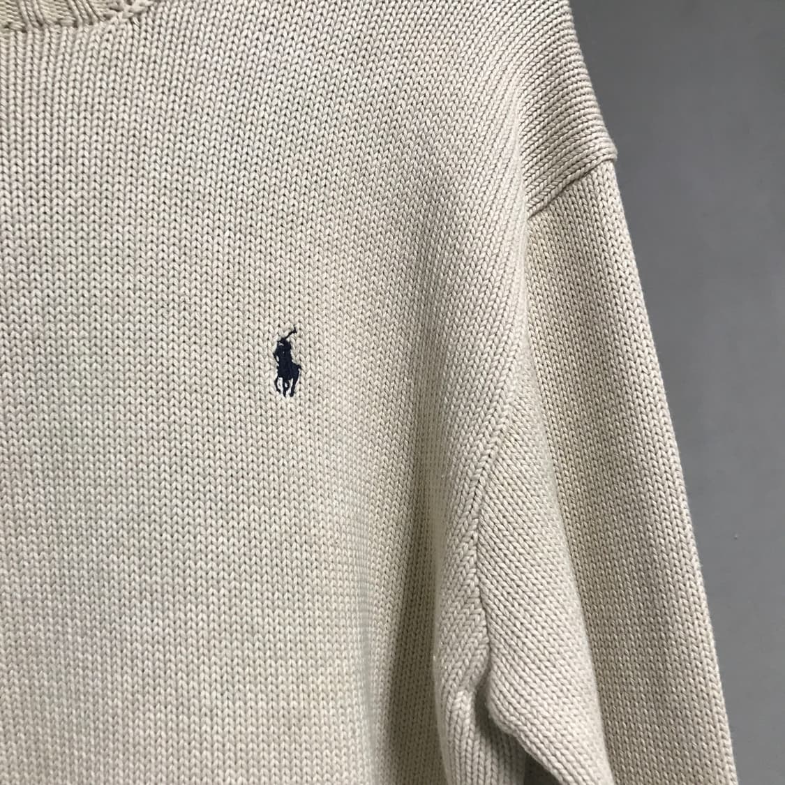 폴로 랄프로렌 베이지 니트 100 상품이미지4