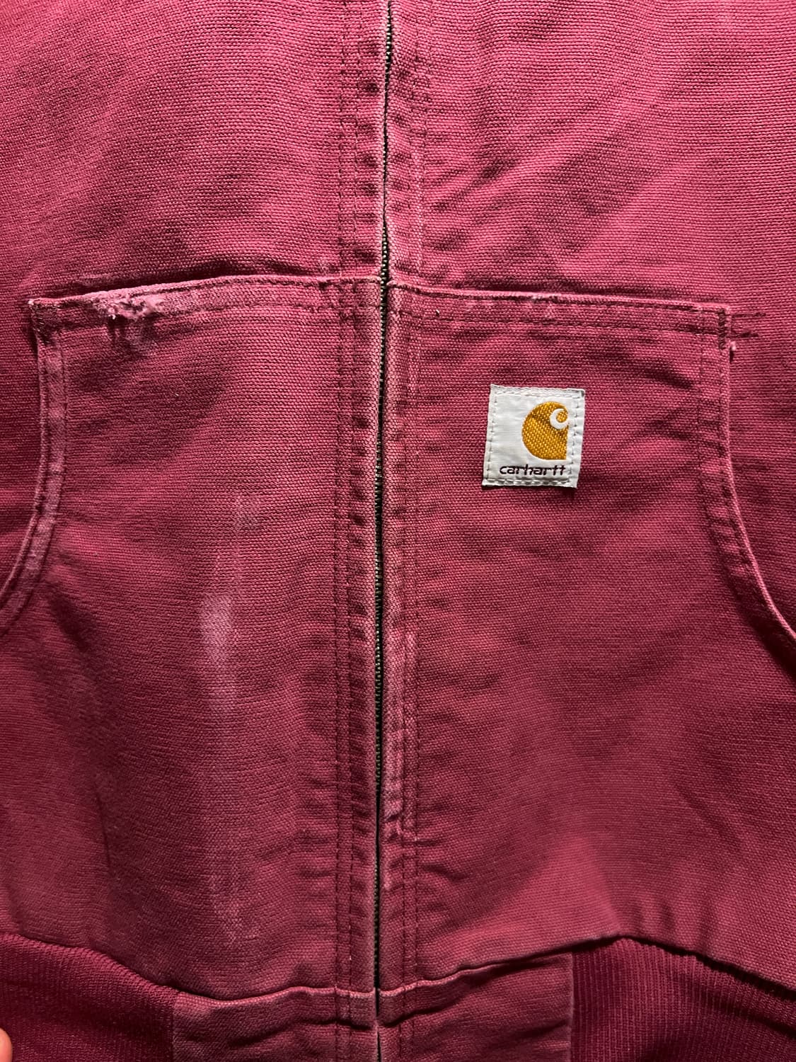 [S]칼하트 USA WJ130 브릭레드 액티브 워크자켓 상품이미지4