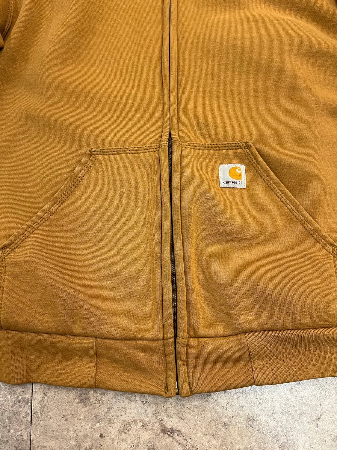 칼하트 후드집업 카멜 M #csz2650 상품이미지6
