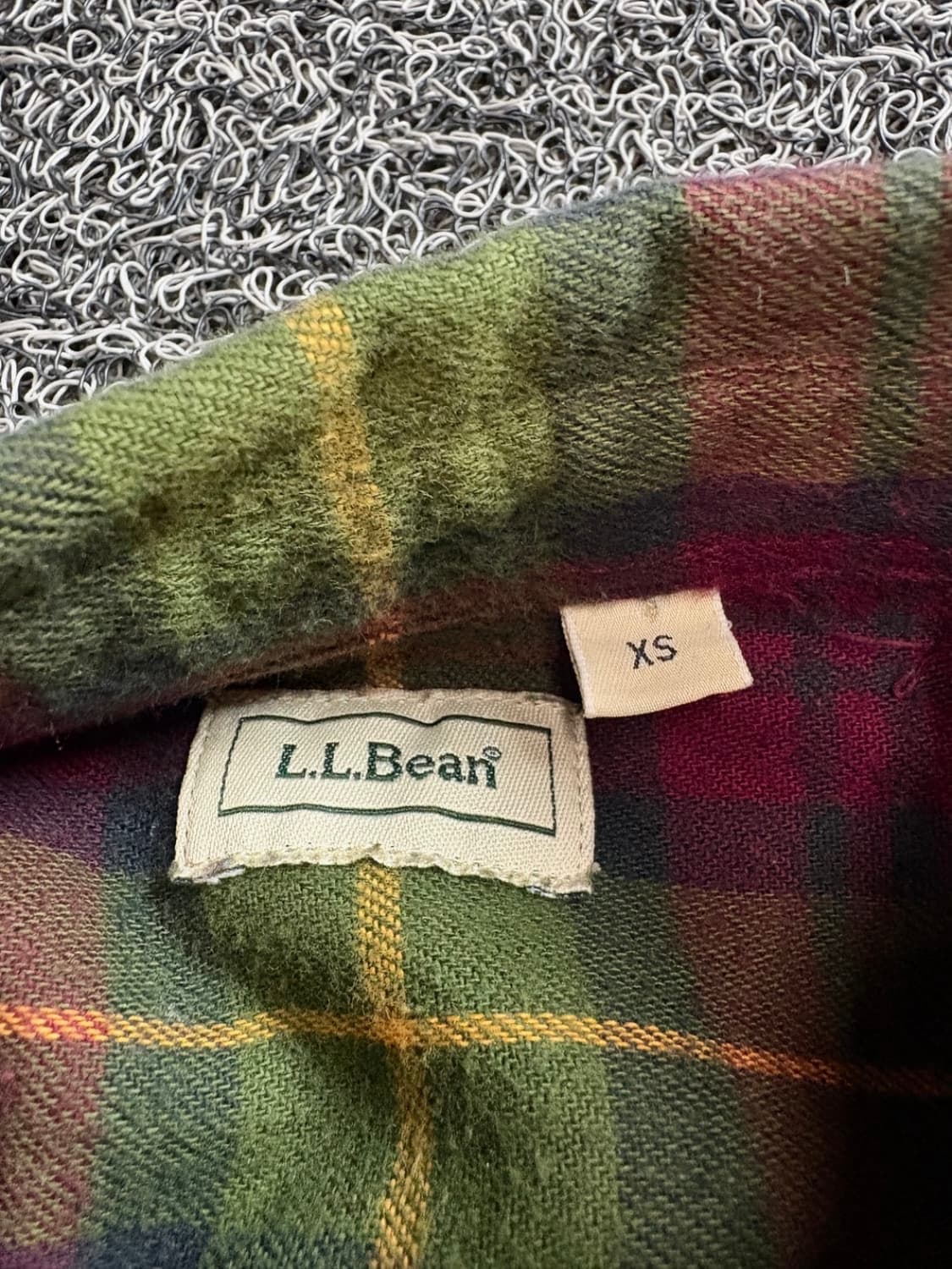 LL BEAN 엘엘빈 클래식 타탄 체크 플란넬 셔츠 5061 상품이미지4
