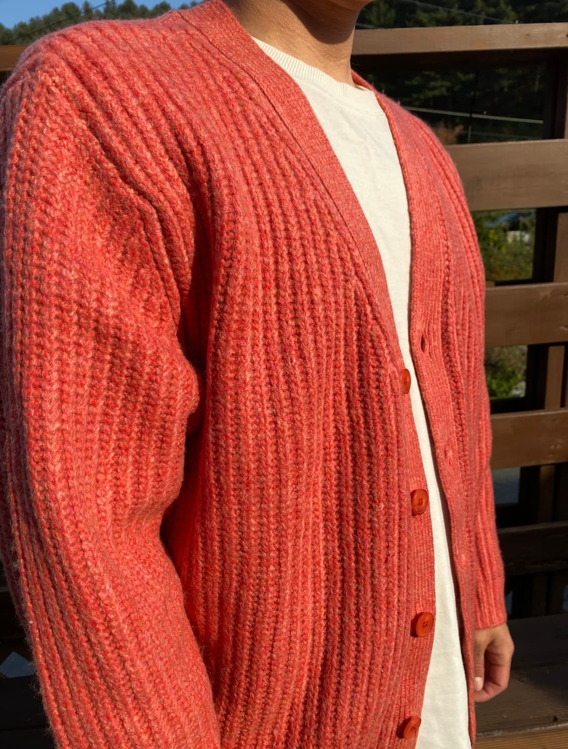 캐시 벌룬 가디건 오버핏 상품이미지3