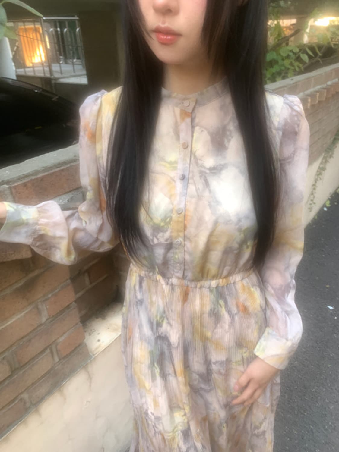 Lydia Flower Shirts Dress 상품이미지2