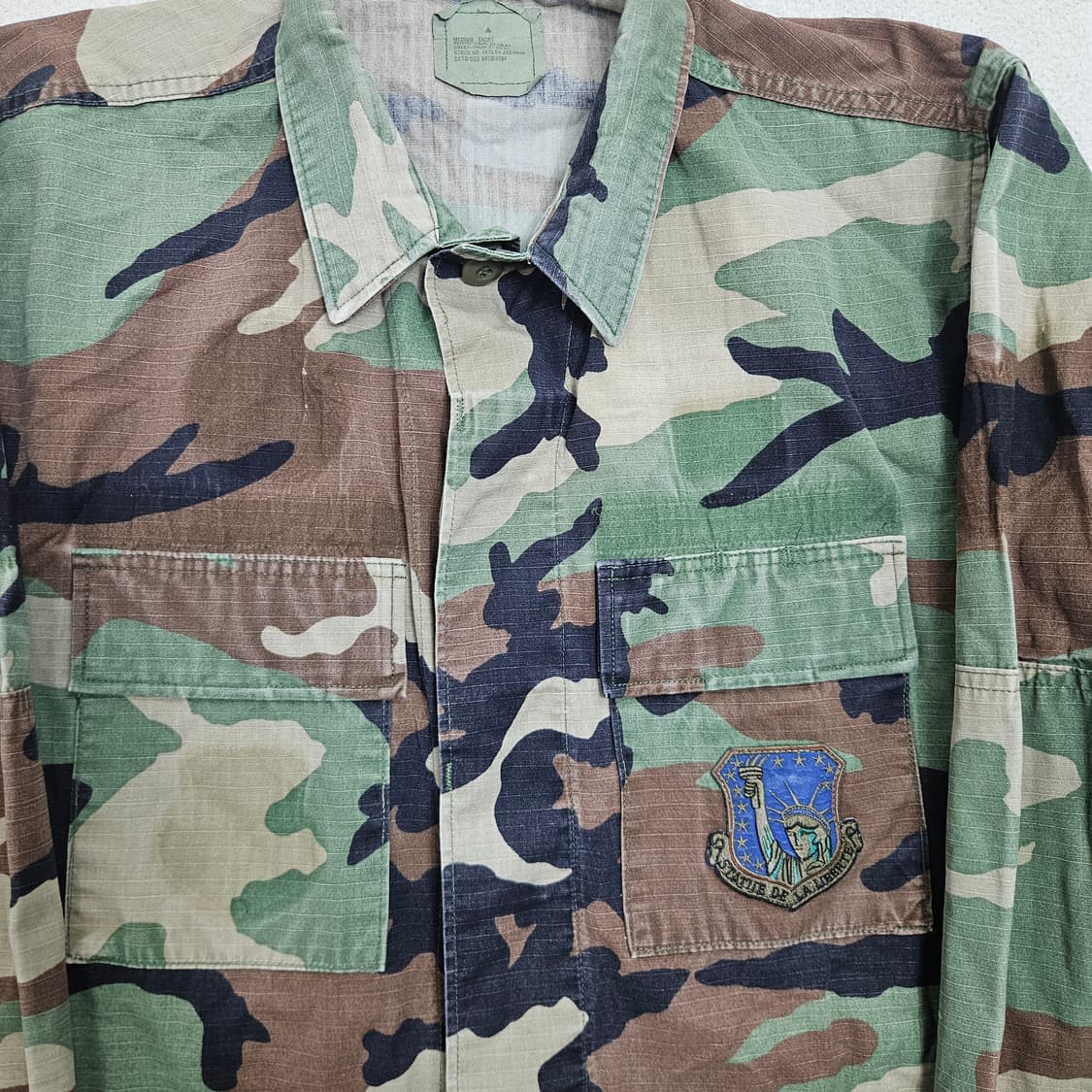 90s 미군 우드랜드 BDU 자켓 M S 상품이미지3