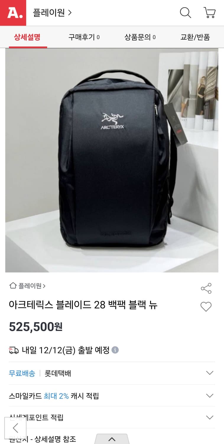아크테릭스 블레이드 28 Grey 백팩 (Blade 28 Backpack 상품이미지10