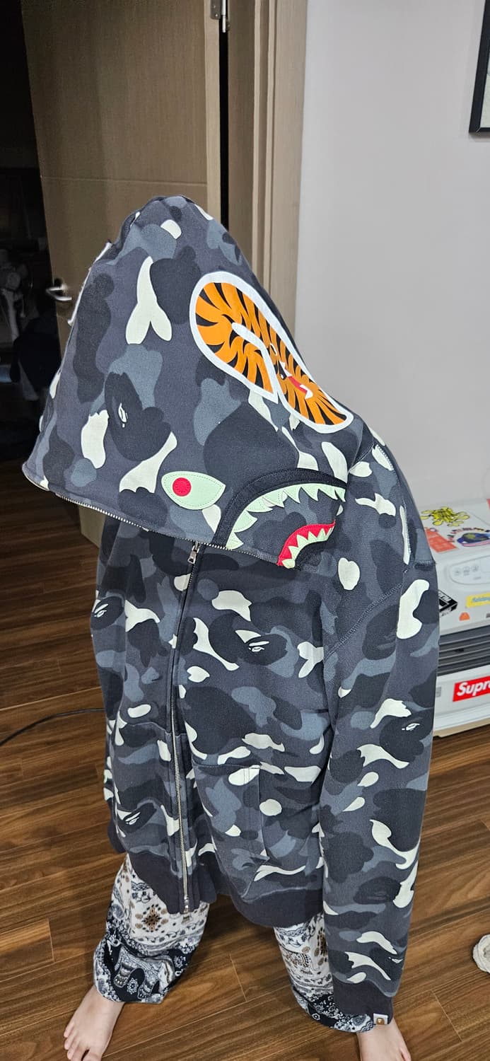 베이프 시티카모 후드집업 xl 상품이미지2