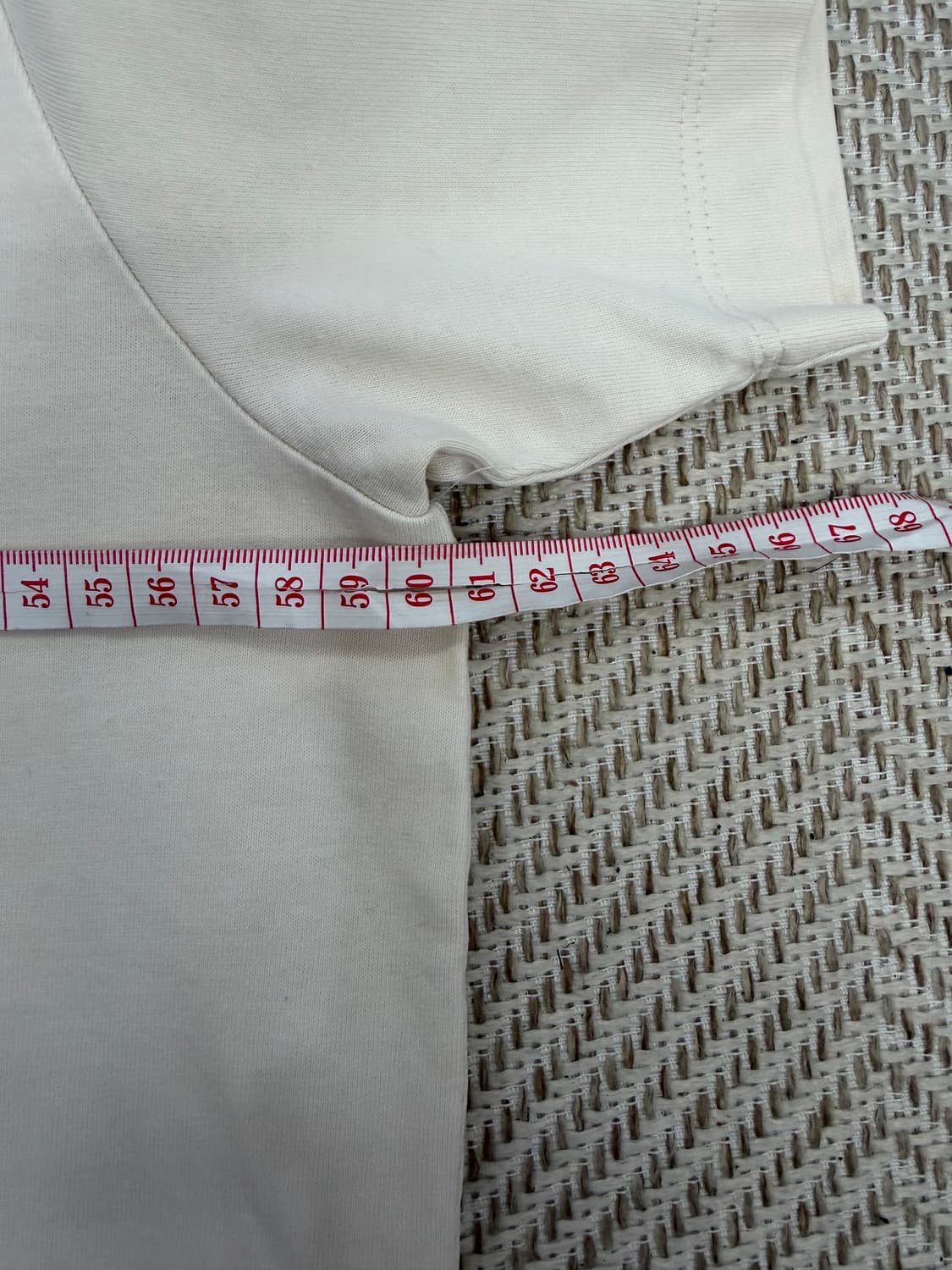 정품) 우영미 백로고 로고 반팔 티셔츠 50 상품이미지9