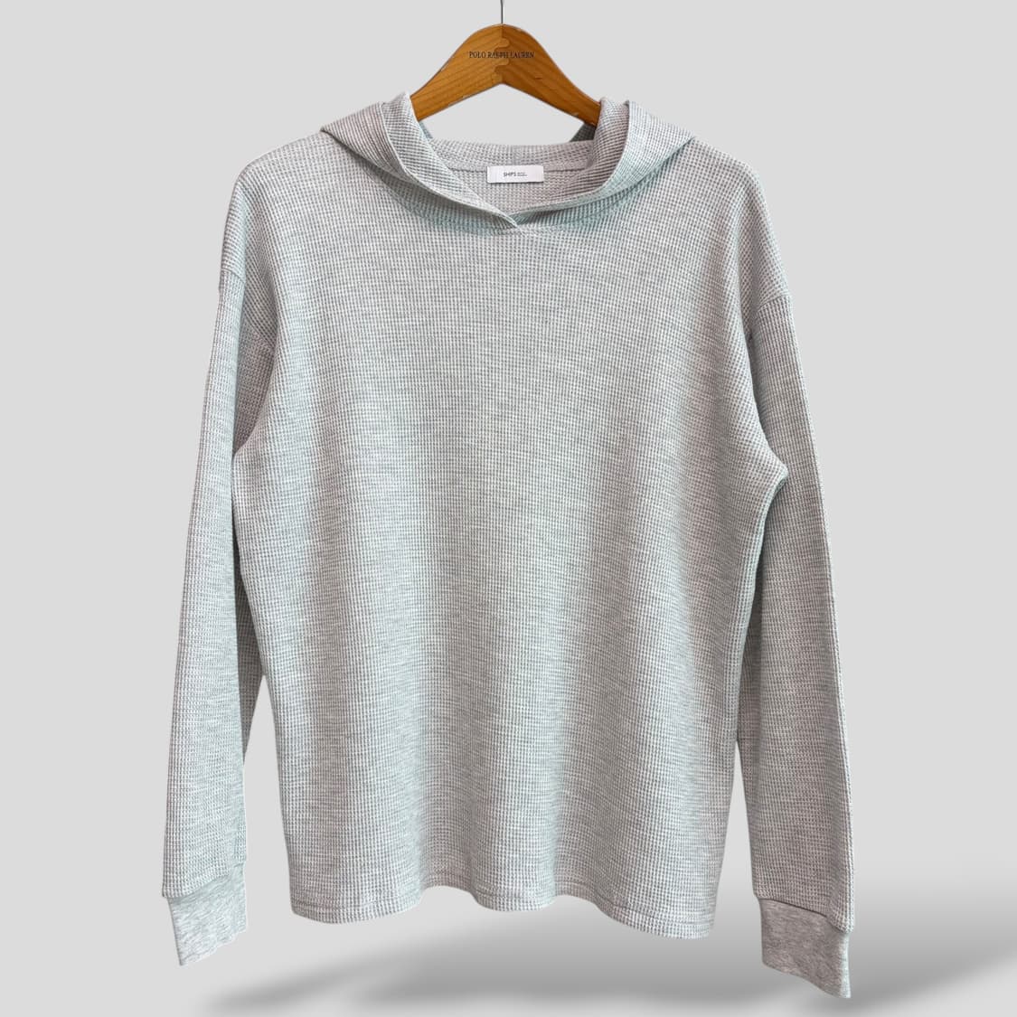 (여성F)SHIPS any 쉽스 와플 후드티셔츠 상품이미지1