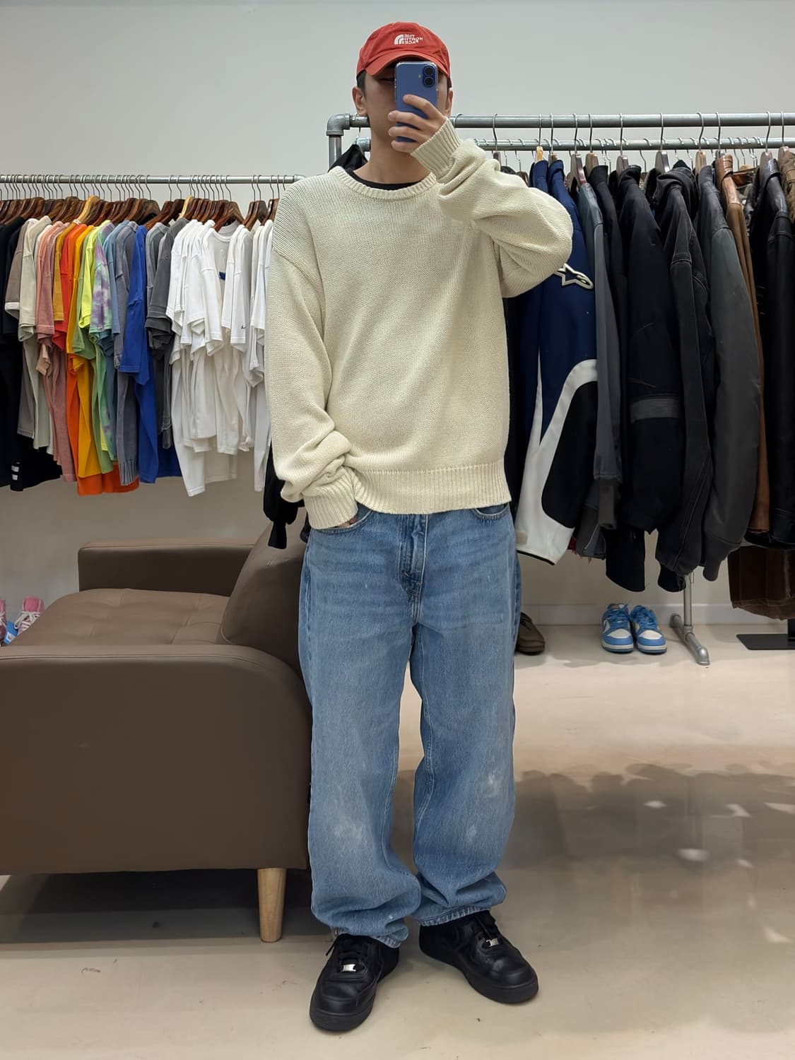 스투시 서프맨 아이콘 코튼 리넨 크루넥 니트 상품이미지8
