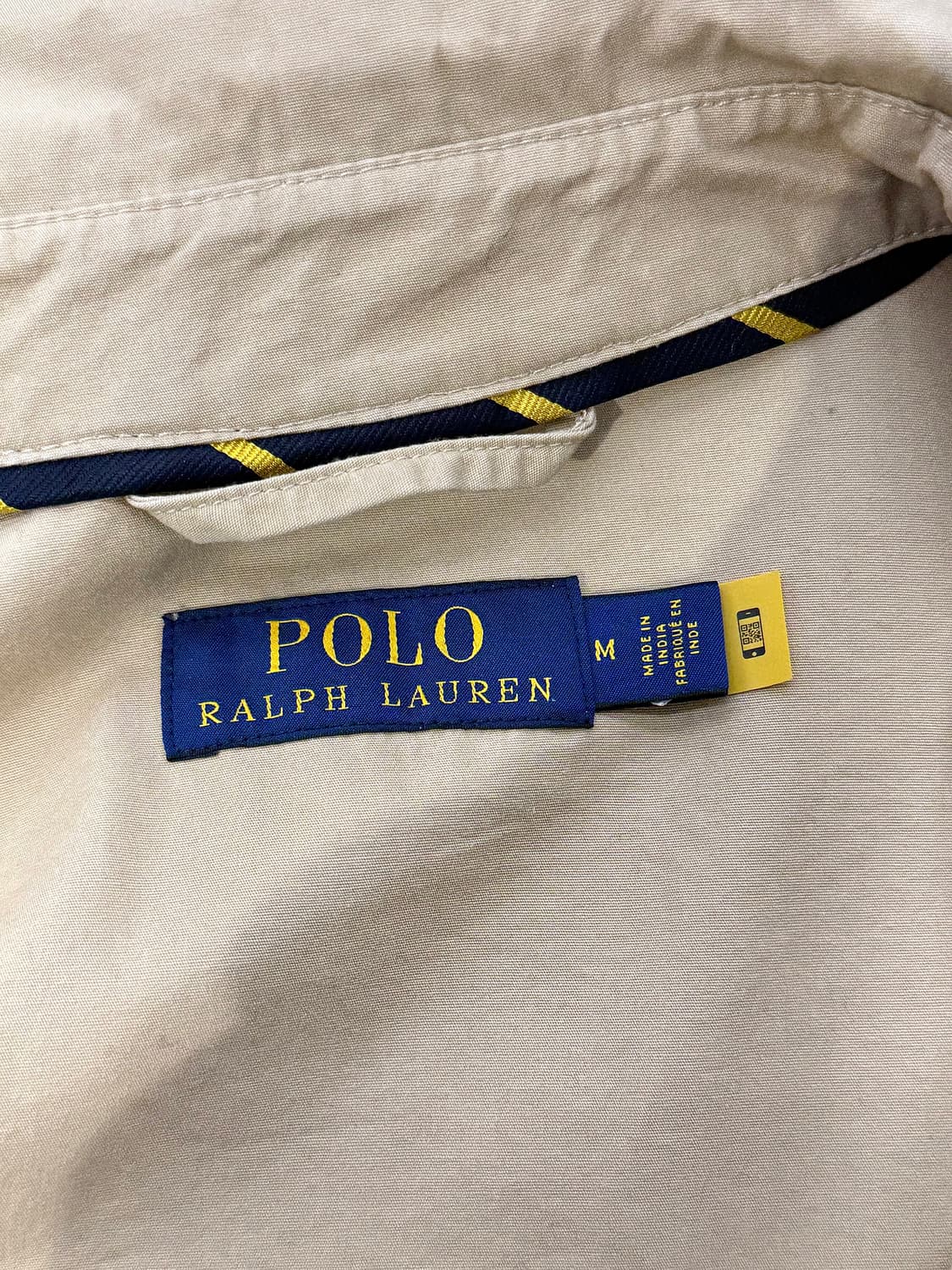 폴로 랄프로렌 베이지  코튼쉘 옐로우 포니 베이포트 자켓 상품이미지7