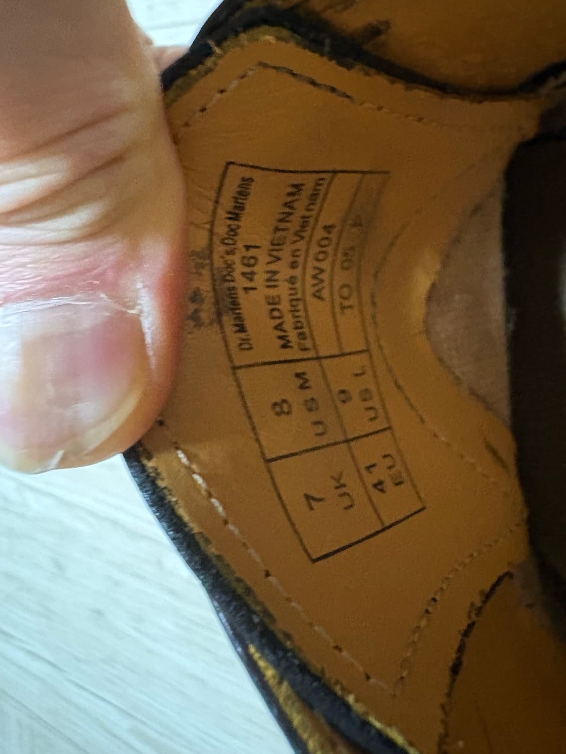 닥터마틴 1461 3홀 스무스 260 상품이미지7