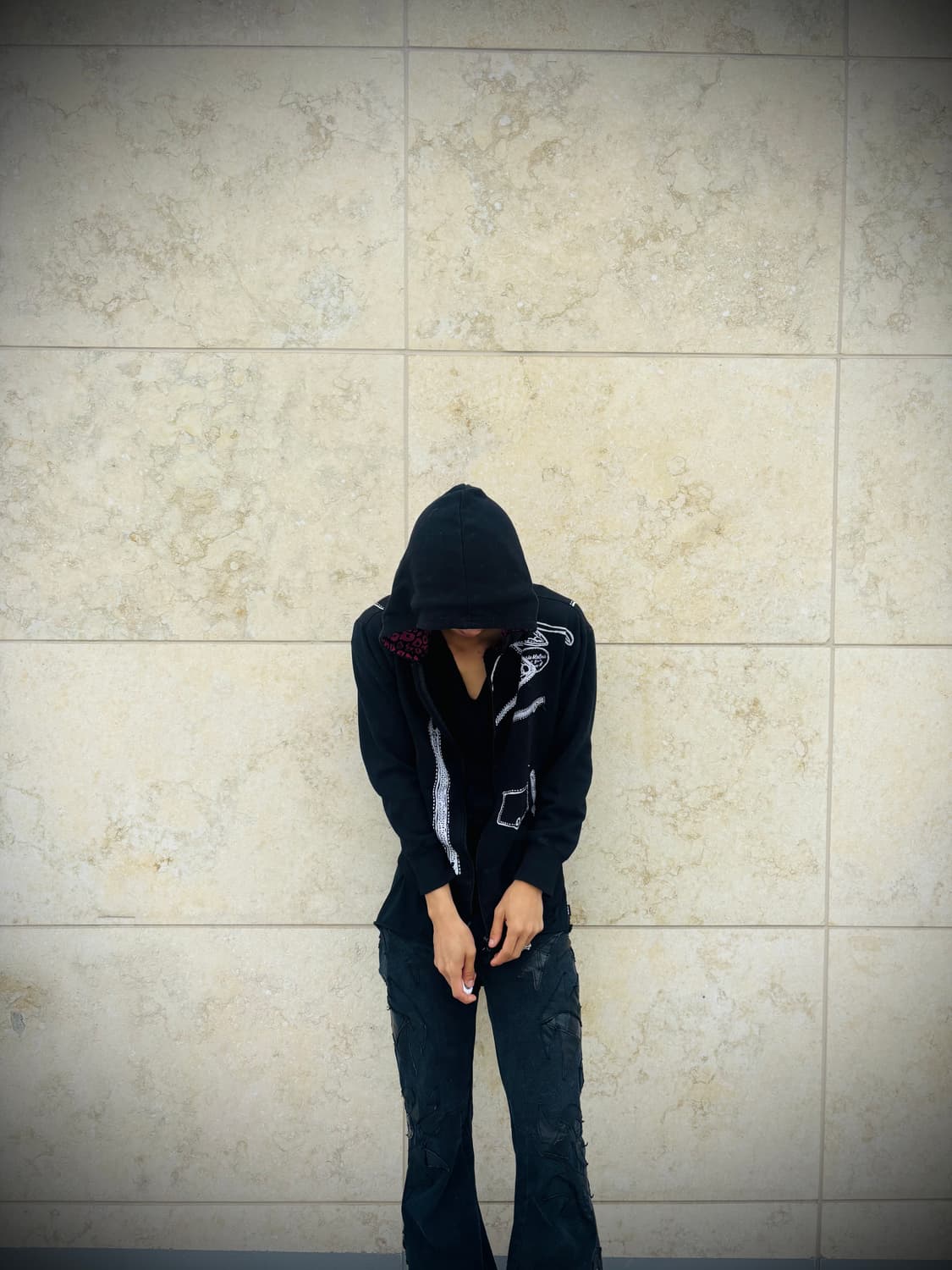 “BEAMERE”00’s Pink Leopard Hoodie zip Up 상품이미지9
