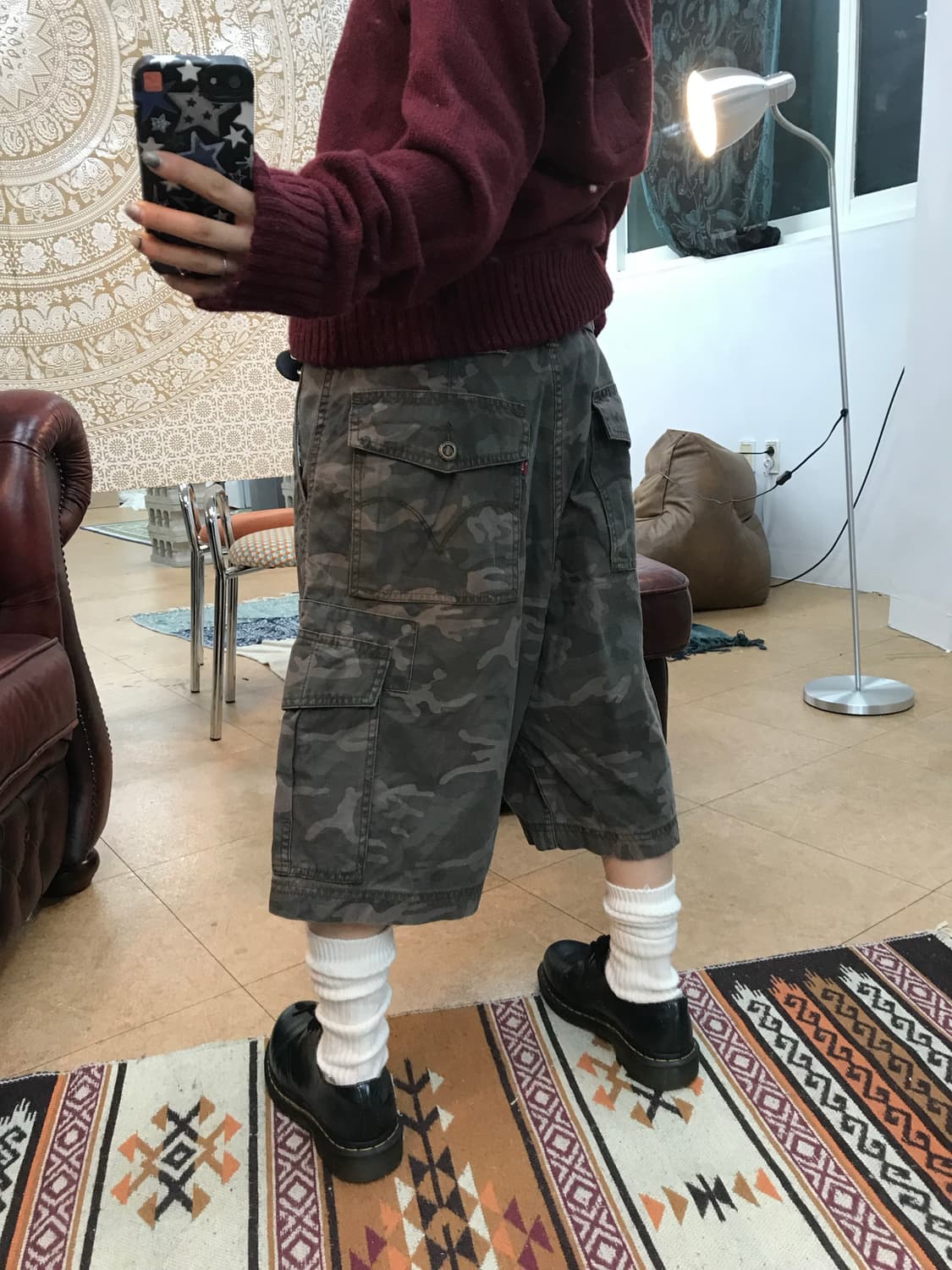 리바이스 데드스탁 카모 카고 반바지 상품이미지3