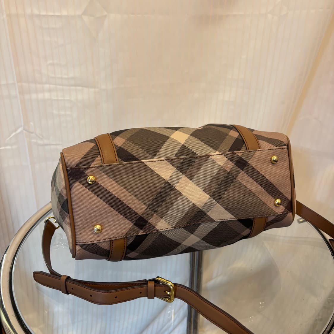 정품 닥스 체크 투웨이 토트백     상품이미지5