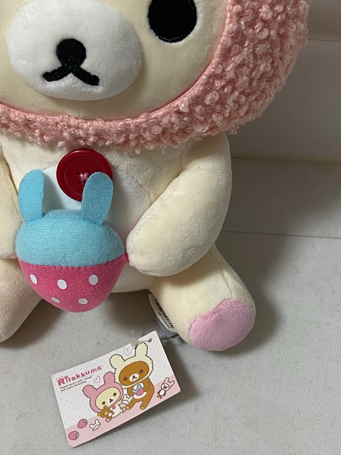 고전 코리락쿠마 딸기 토끼 인형 상품이미지3