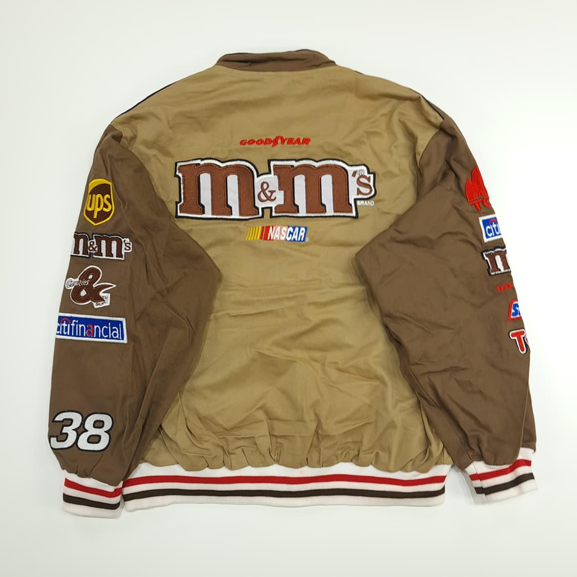 CN661 L 아메리칸 빈티지 엠앤엠 자수 레이싱 자켓 상품이미지9