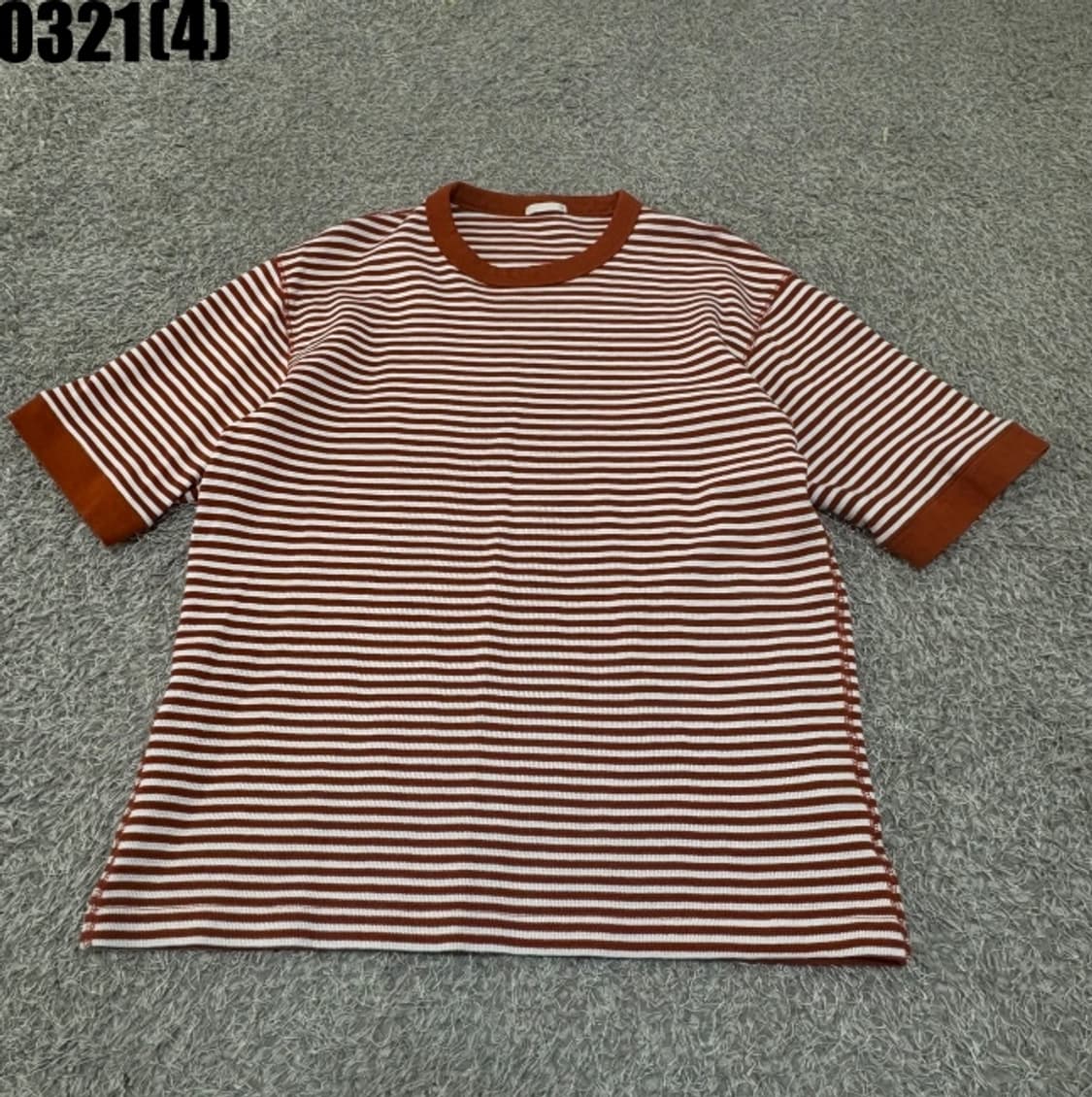 M GU 스트라이프 반팔 티셔츠 0321(4) 상품이미지1