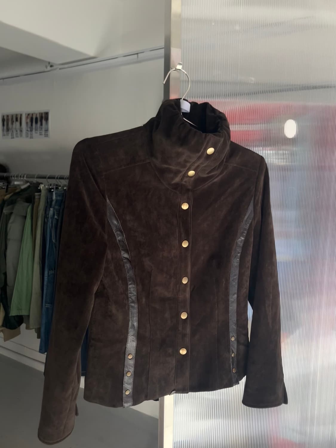 벨벳스웨이드 풀오버 자켓 상품이미지1