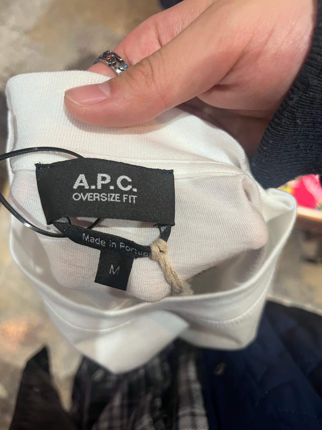 APC grand VPC 티셔츠 블랑 블루 상품이미지2