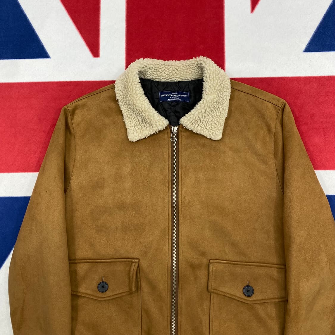 스웨이드 쉐르파자켓 L 상품이미지3