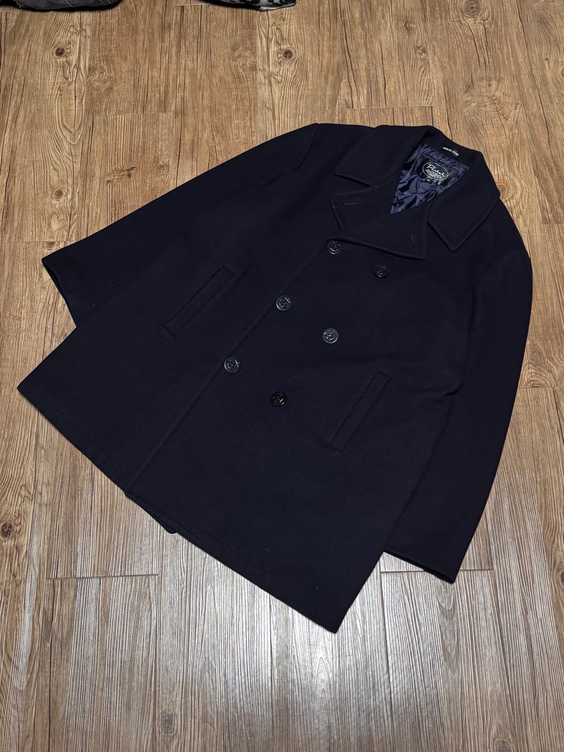 PARLAL 빅사이즈 울 피 코트 상품이미지1