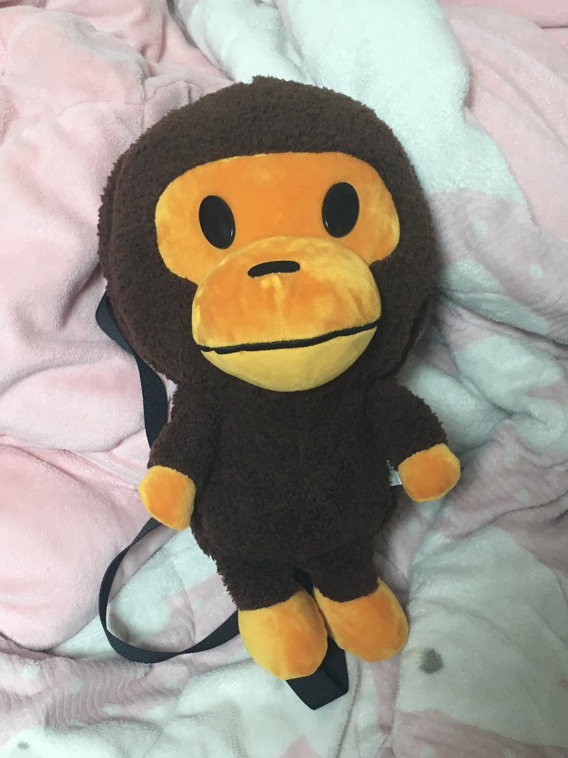 베이프 마일로 돌 백팩 가방 사루 후드집업 정품 상품이미지1