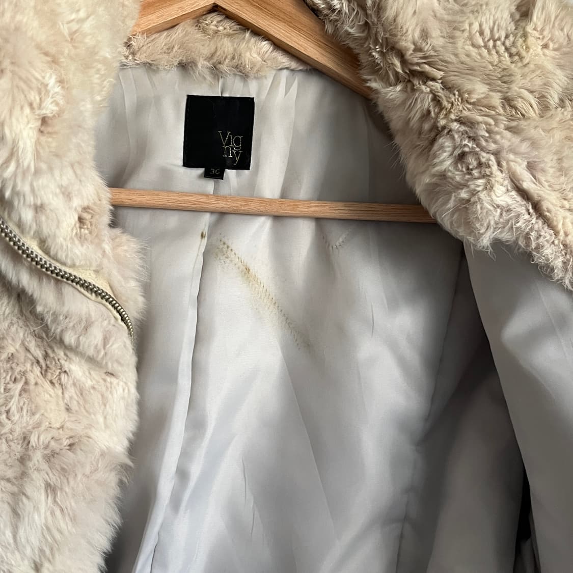 VIGNY 90's Rabbit fur 100% Jacket 상품이미지9