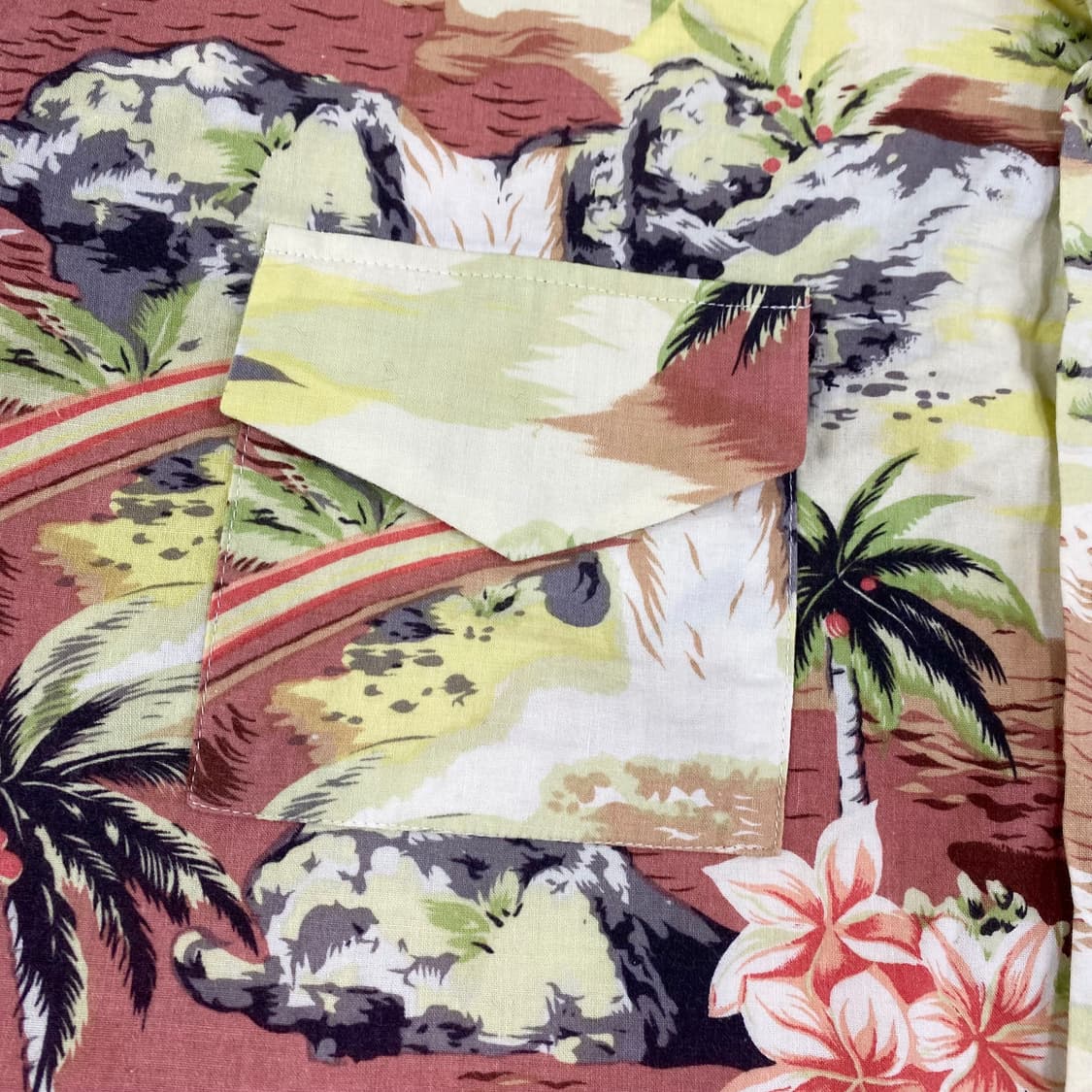 90s 올드 스투시 하와이안 셔츠 (100) 상품이미지5