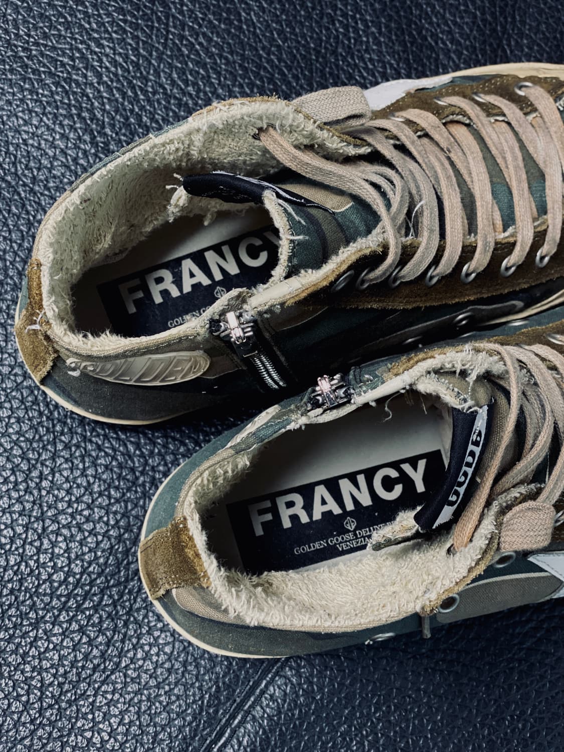 골든구스 밀리터리 카모 하이탑 스니커즈 260 사이즈 상품이미지3