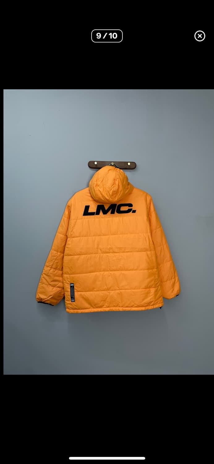 LMC 리버시블 오렌지 네이비 후드다운 패딩 A2994 상품이미지8