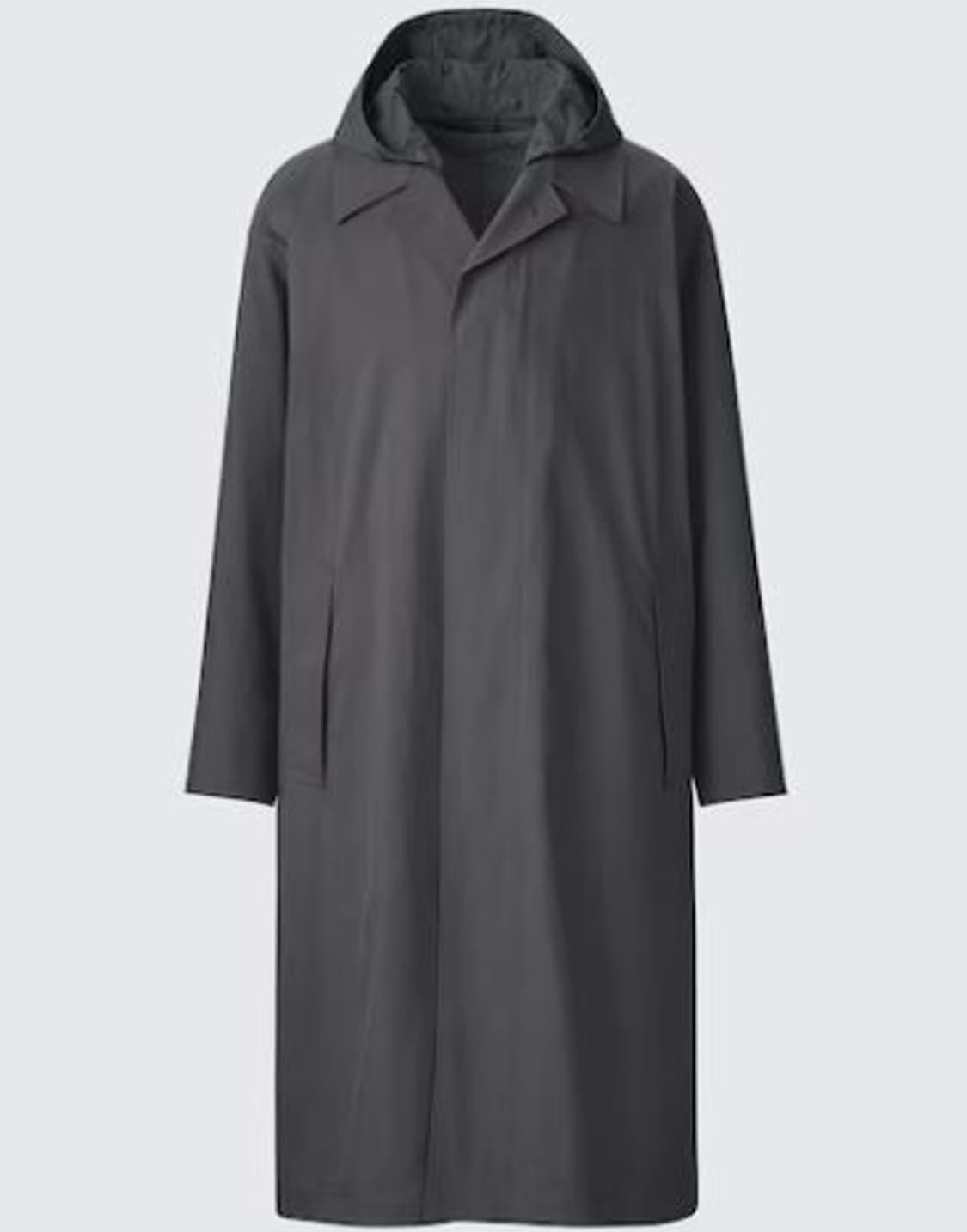 새제품) 유니클로u 24fw 오버사이즈 싱글브레스트코트 다크 그레이  상품이미지1