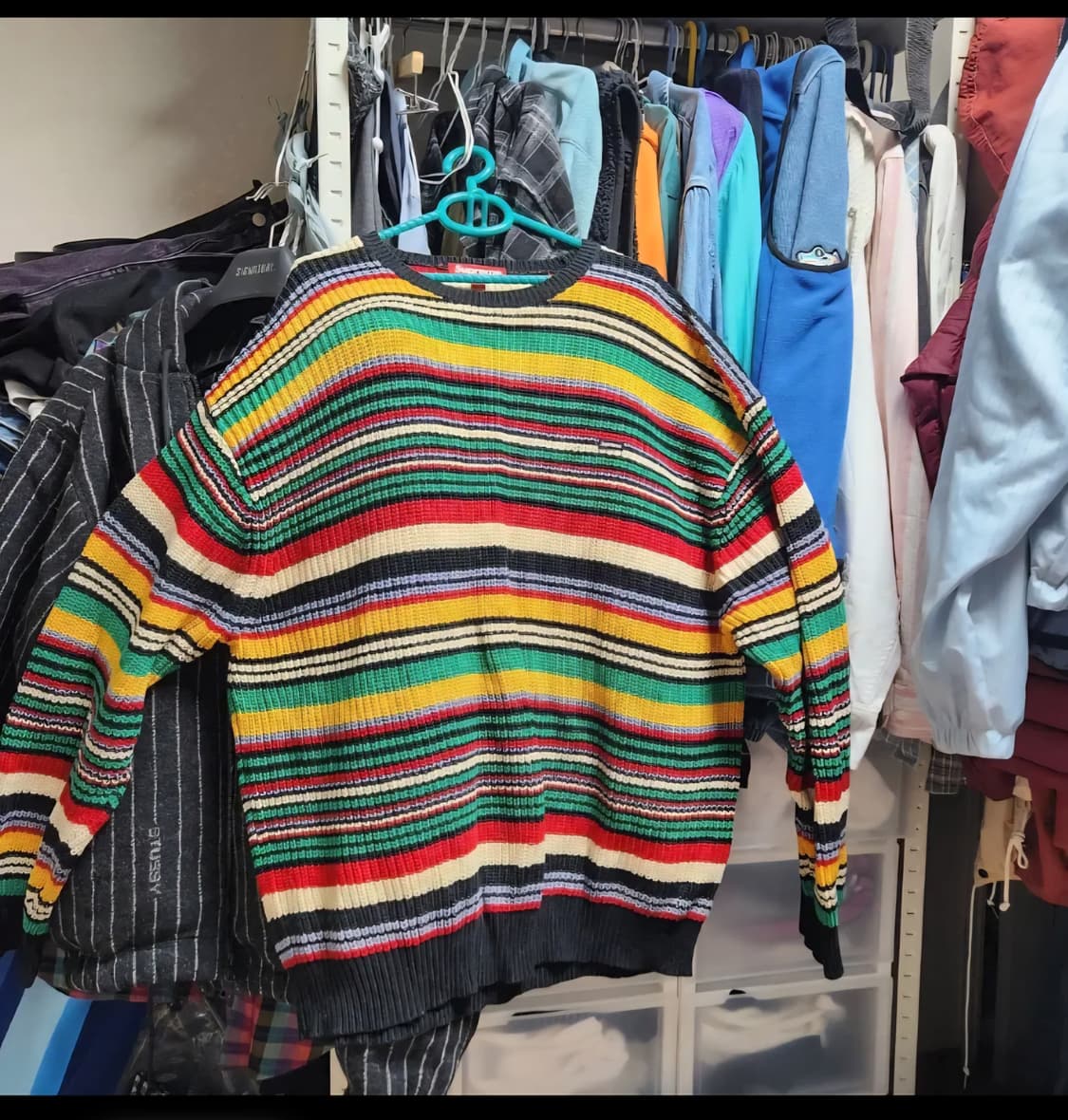 슈프림 스몰 박스 립 니트 멀티컬러 XL 상품이미지2