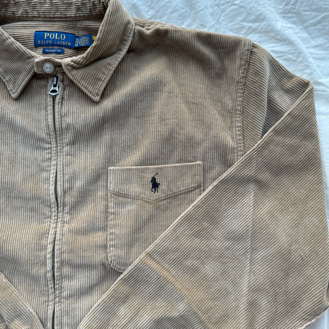 폴로랄프로렌 코듀로이 셔츠 자켓 베이지 상품이미지4