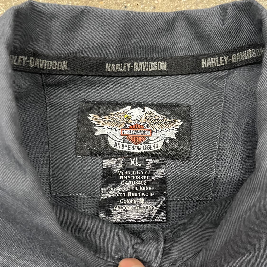 할리데이비슨 윌리지 스컬 셔츠 (105-110) 상품이미지6